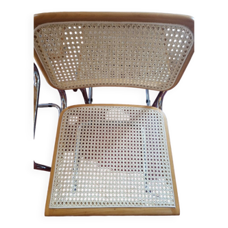 Restored vintage B32 Cesca Marcel Breuer chairs