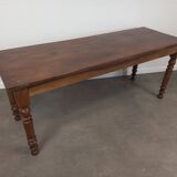 Large walnut bistro table