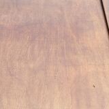 Vintage side table from the 50s in beech oak and poplar compass feet