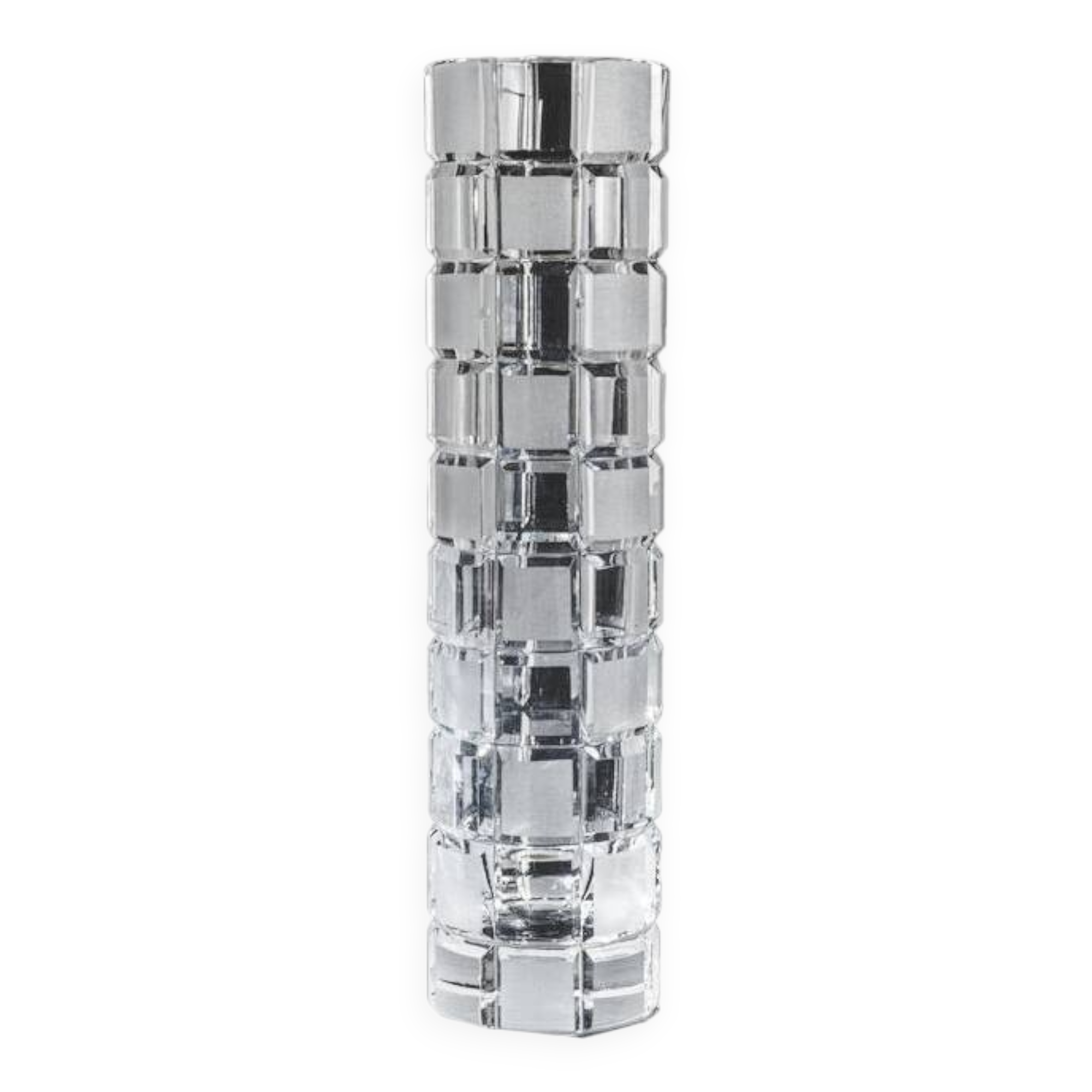 Vintage Vase • Hand Cut Crystal • Bauhaus • Schott Zwiesel • 1950