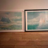 Pair of original signed lithographs – Calman SHEMI – Large Format