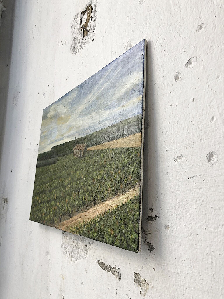 Oil painting "vines"