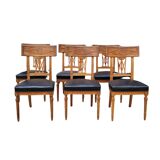 ensemble de 6 chaises de style répertoire