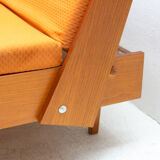 Mid century folding sofabed, 1960´s, Czechoslovakia