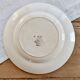 Antique flat plate, Longwy ironstone, Violetta model.