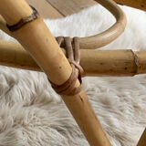 Table basse en rotin