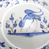 Ceramic plate, bird decoration