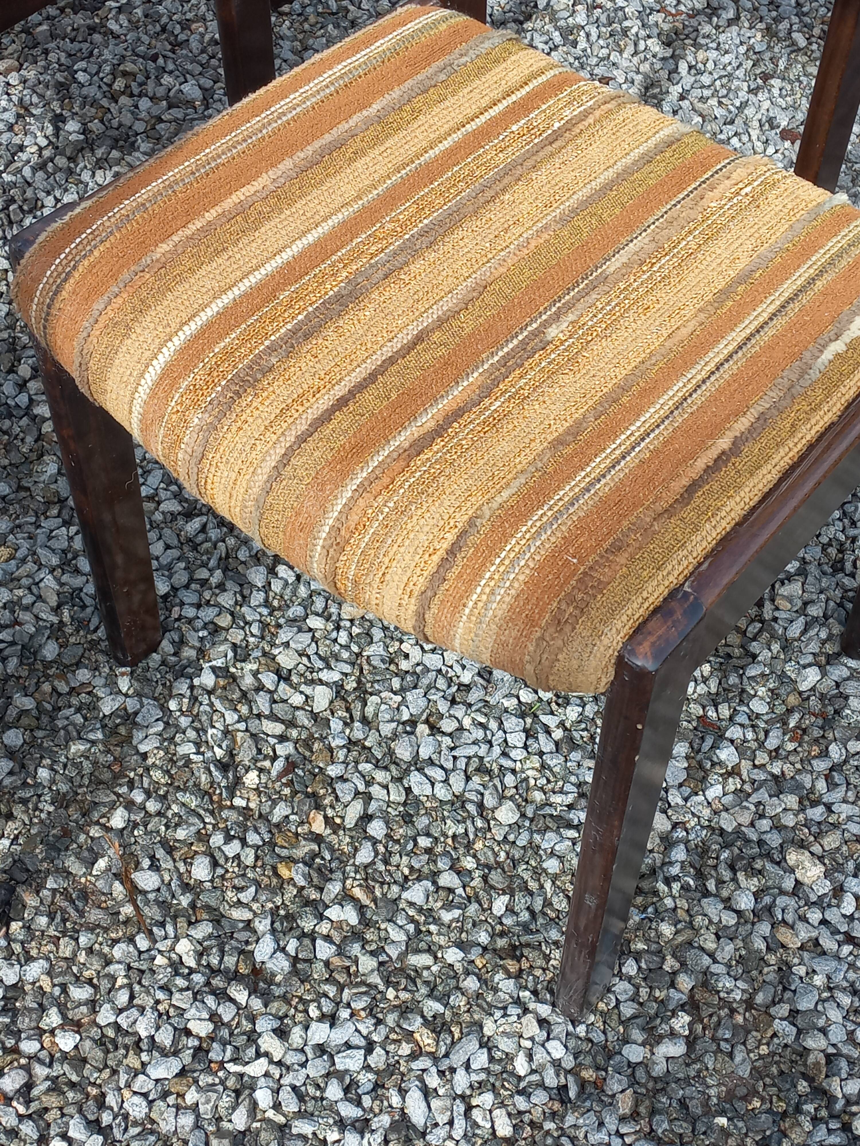Set of 6 designer chairs from the 1970s.