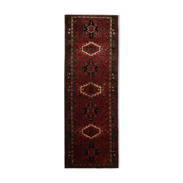 Handmade Traditional Vintage Persian Runner Rug Long  Geometric Tribal Wool Rug 60x210cm