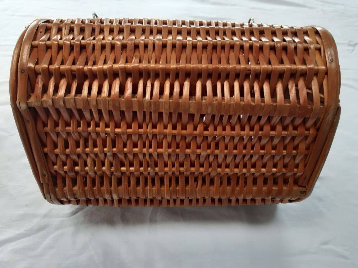 1950s wicker basket