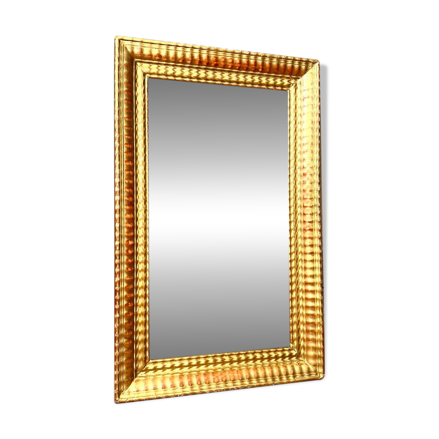 Miroir ancien doré époque Directoire, XIXème
