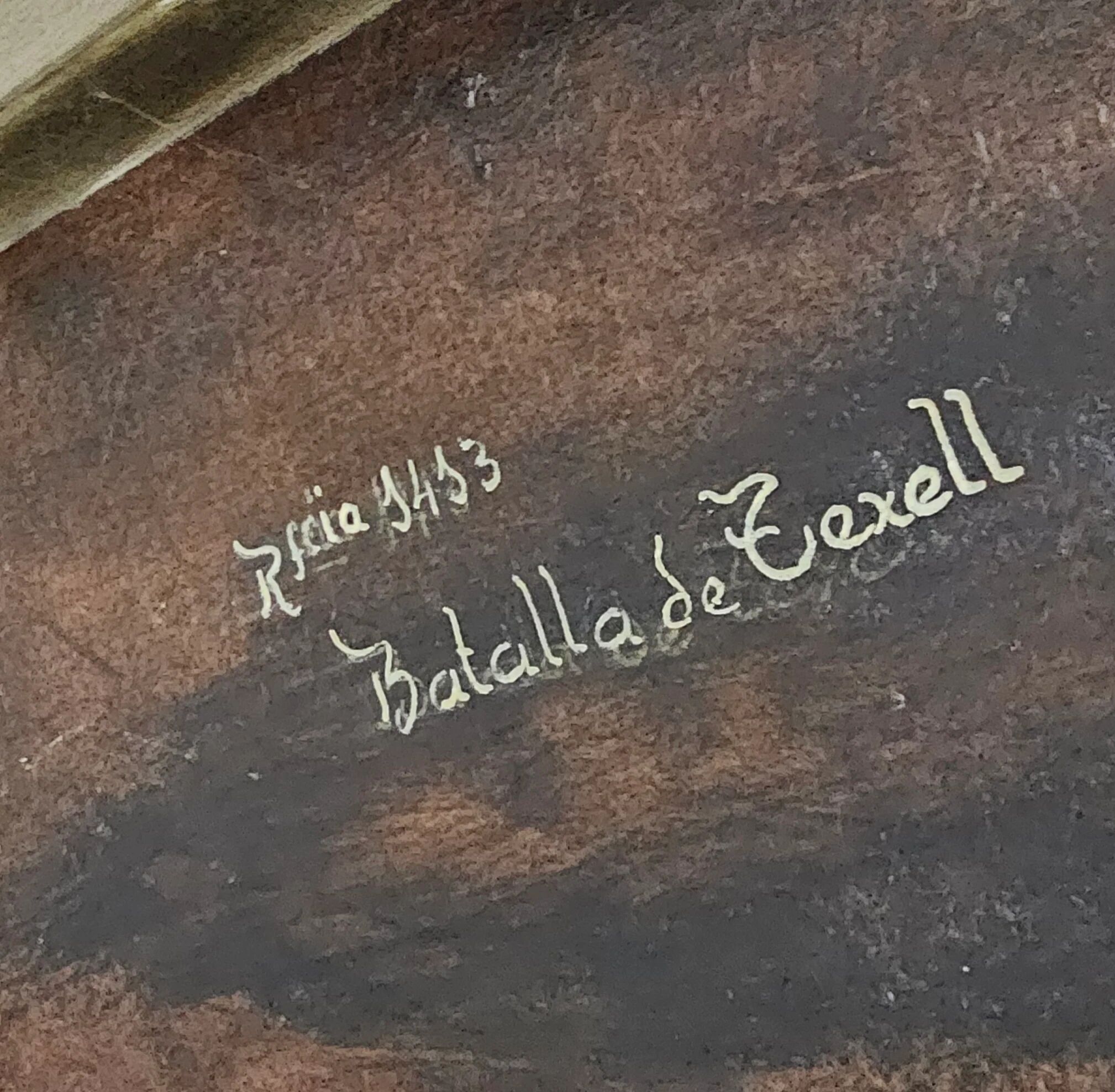 2 x nesting side tables / neo classic / painted gold leaf top / The battle of Texel