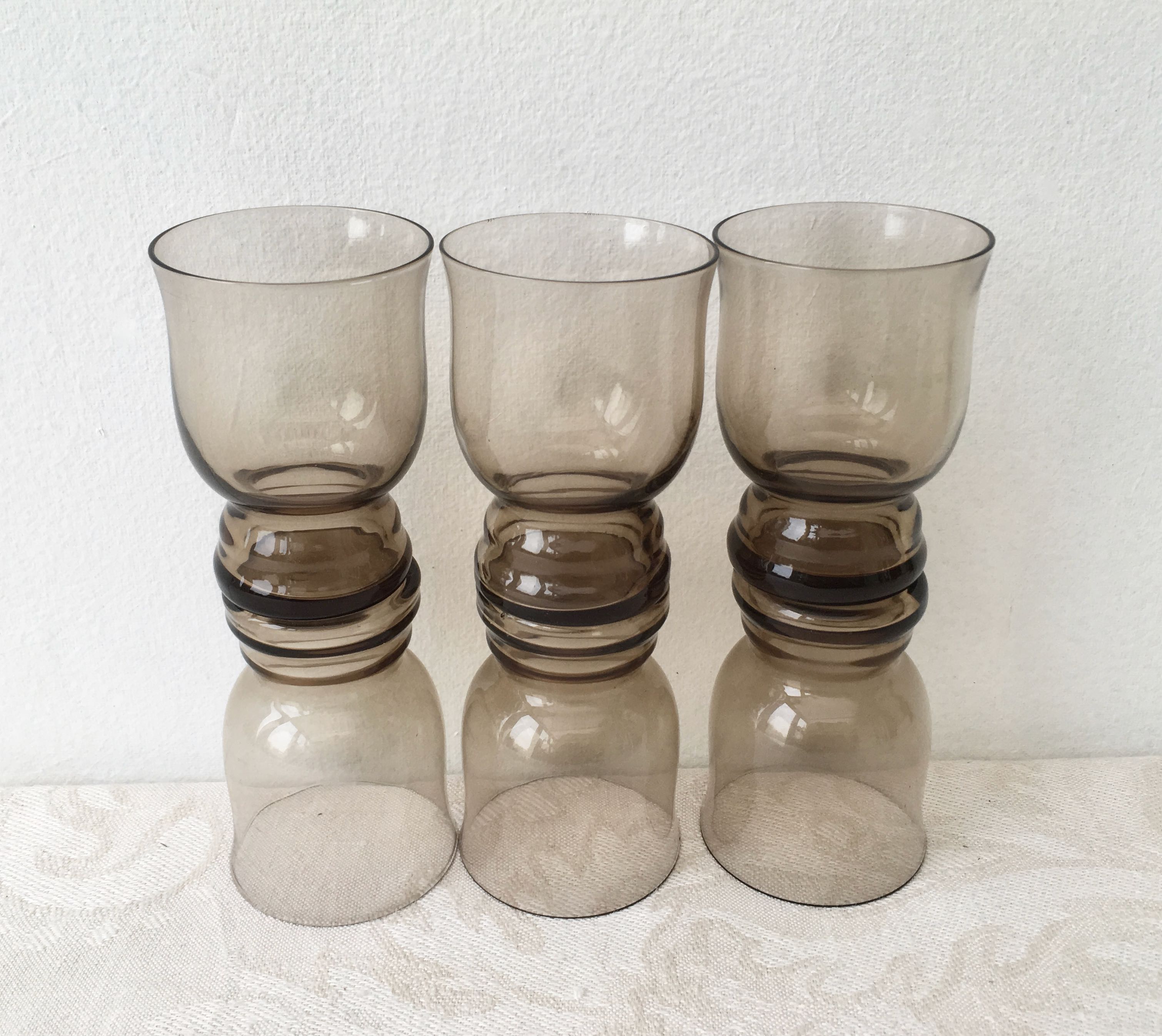 Set de 6 verres à alcool vintage