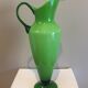 Large blown glass ewer