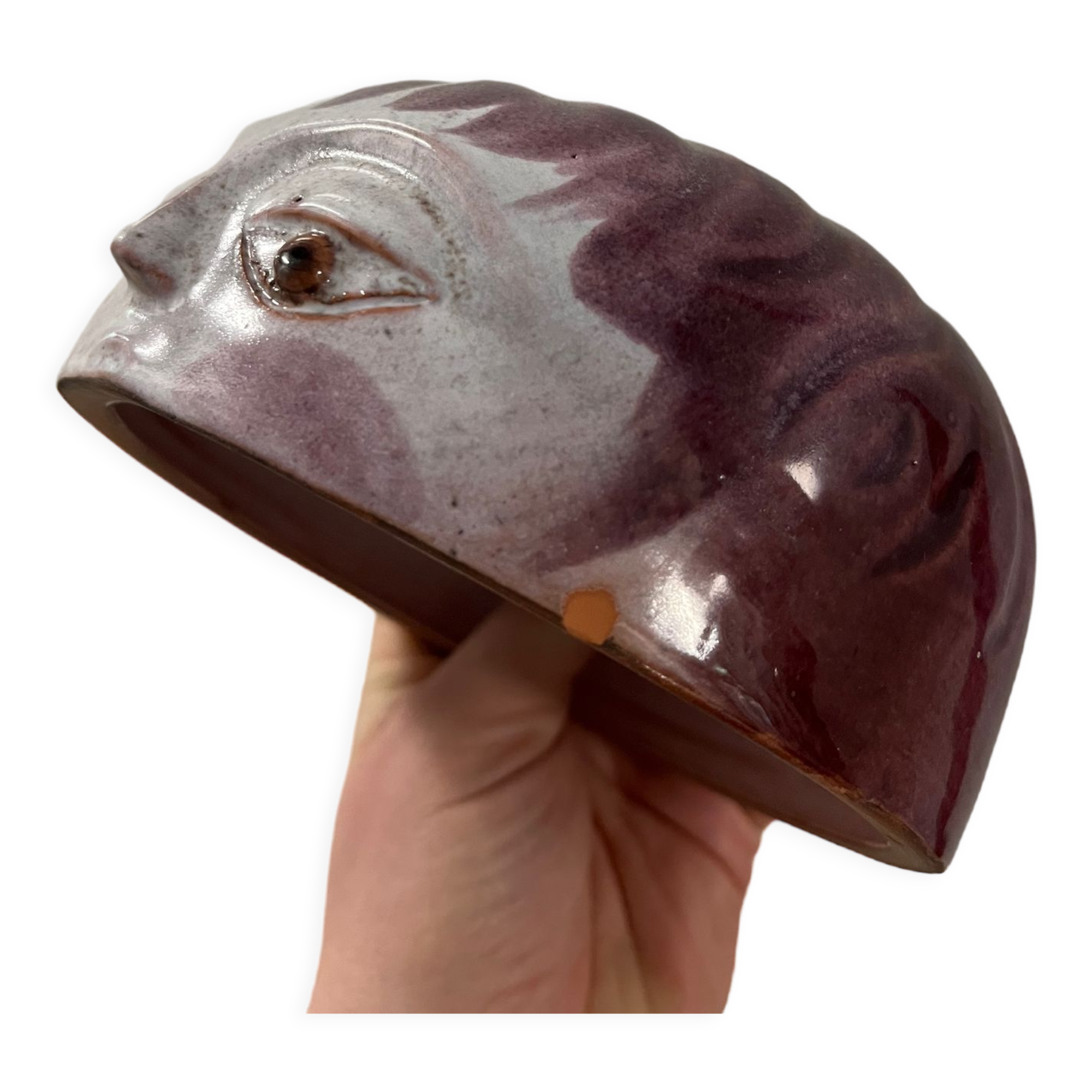 French Cloutier Frères Earthenware Jar, 1960s