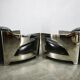 Pair of Timothy Oulton Aviator Leather and Steel Armchairs 1990s