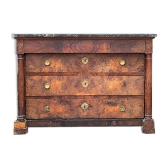 Empire period chest of drawers