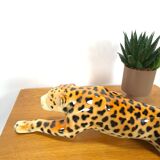 Porcelain statue leopard vintage