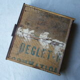 Antique, artisanal seven-drawer furniture