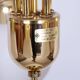 Mid-Century Chandelier in Brass and Opaline Glass, Czech, 1950s