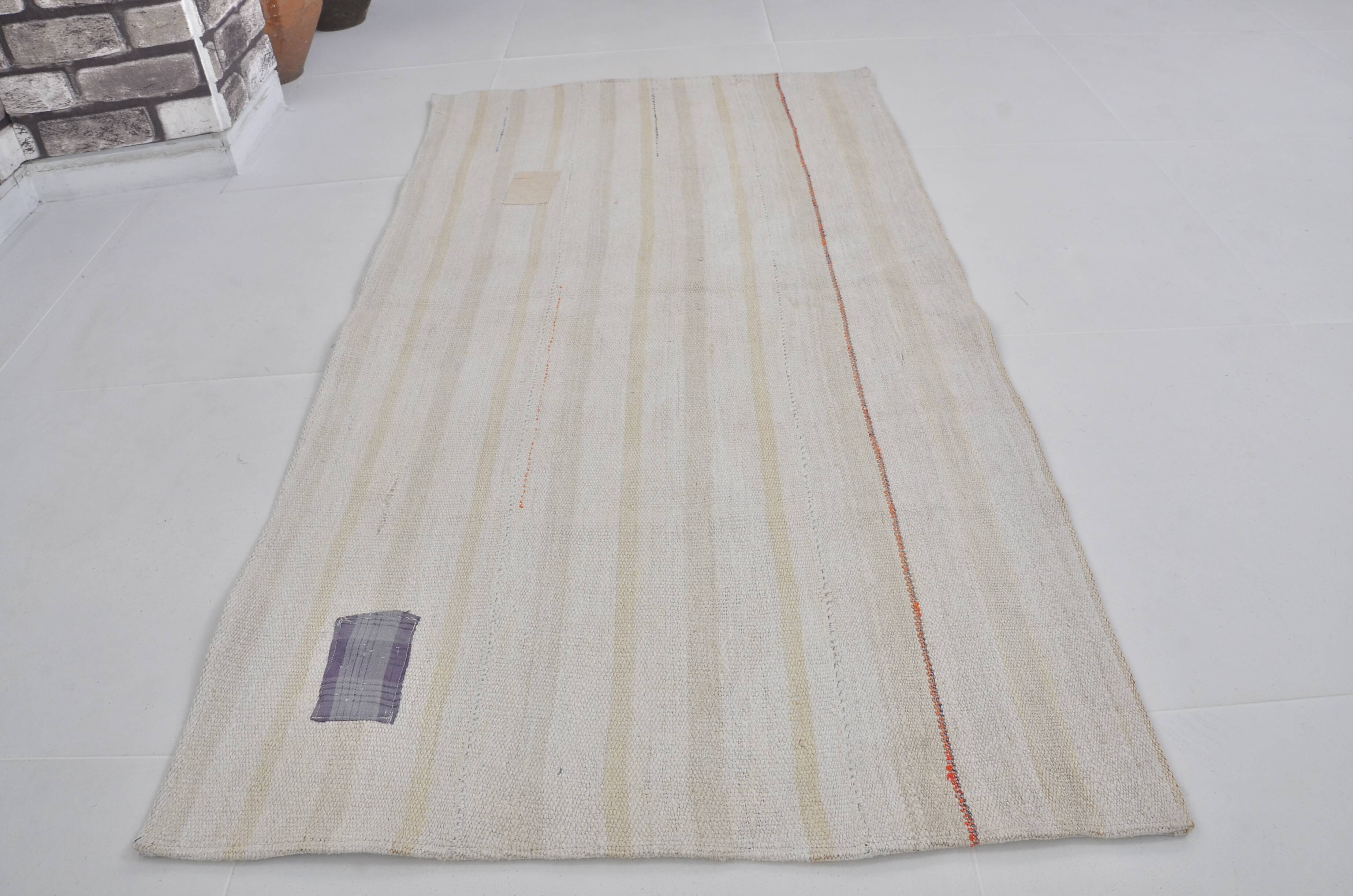 Small Hemp Bohemian Kilim Rug sku 3818