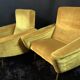 Pair of designer armchairs 1955-60 Louis Paolozzi for Brandt Zol Steiner
