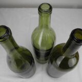 old wine bottles blown glass antique french wine bottles