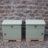 Paire de tables de chevet