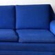 Vintage Scandinavian wool sofa