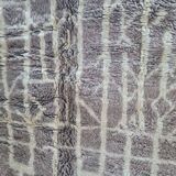 Large vintage MRIRT Berber rug in exceptional wool 300 x 200 cm