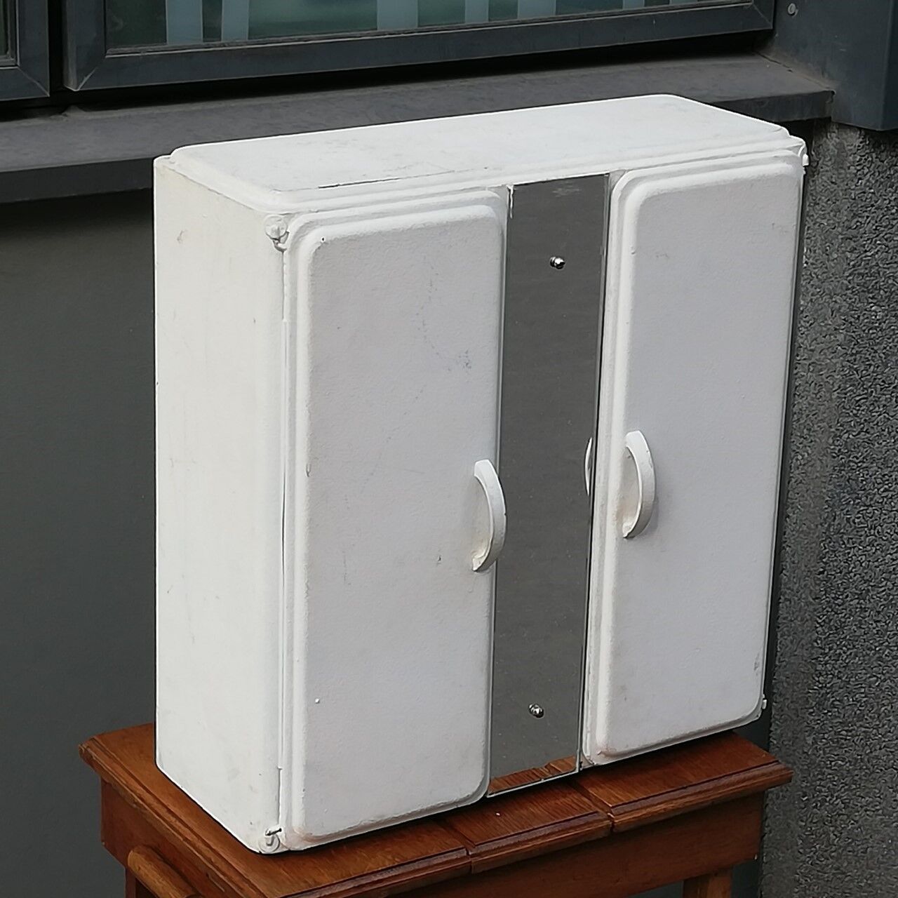 Vintage bathroom wardrobe