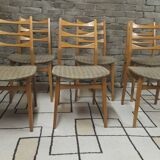 Set de 6 chaises scandinaves par Bähre Mignon Möbel 1960