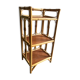 Vintage rattan bedside shelf
