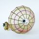 suspension en nacre Rose et Jaune, 1970
