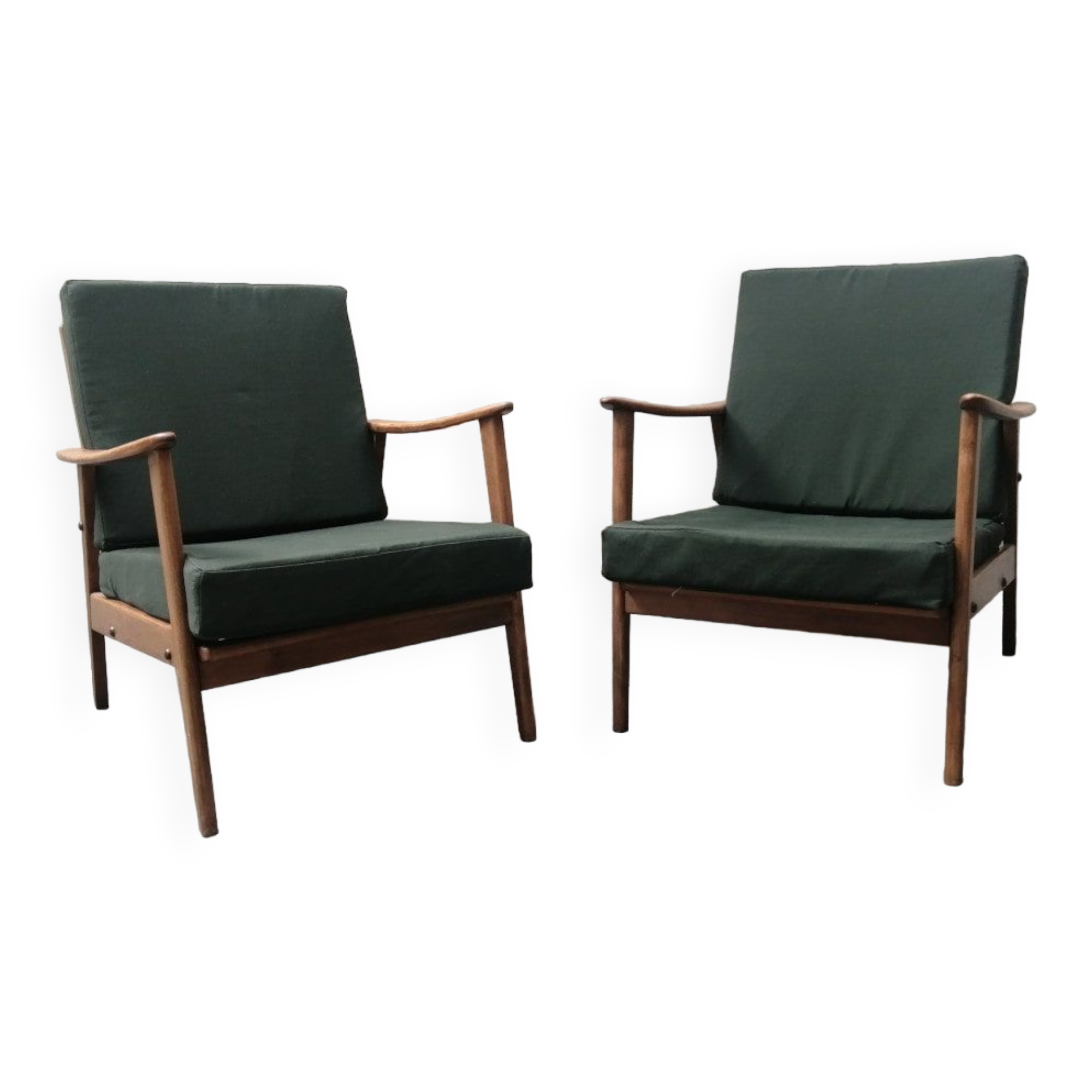 Pair of Scandinavian armchairs