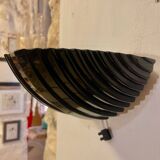 Black Murano glass wall lights by Vetri, Italy 1990