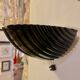 Black Murano glass wall lights by Vetri, Italy 1990