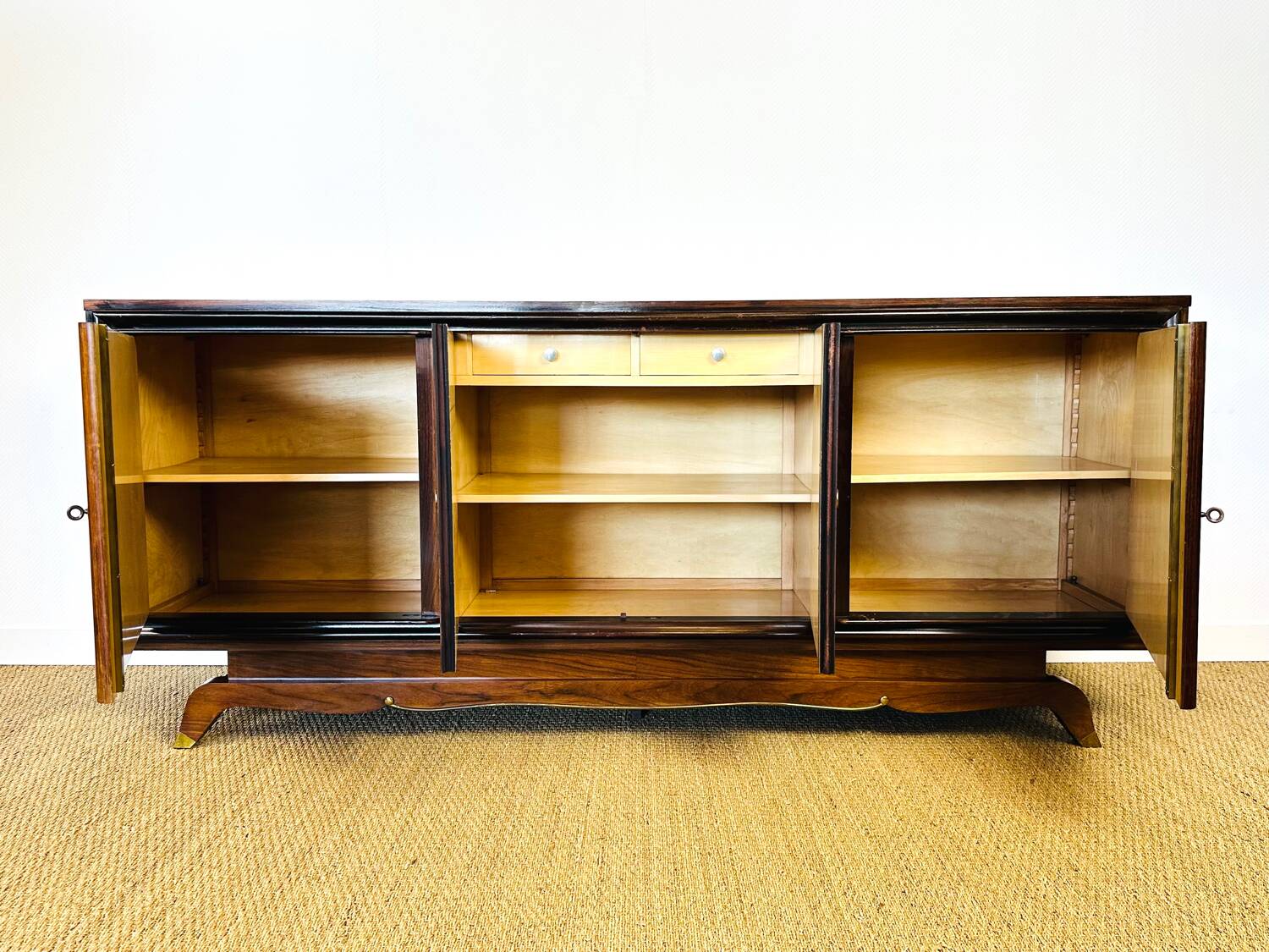 Art Deco walnut sideboard from the 1930s.