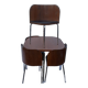 Fusion model table and 4 chairs set by Sandra Kragnert for Ikea Swedish 1970s