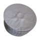 8 Pillivuyt oyster plates - 22.5c, porcelain