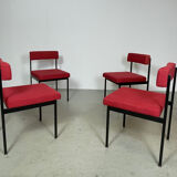 Set of 4 dining chairs by Dieter Wäckerlin for Idealheim 1960