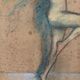 Tableau dessin de danseuse de Gaetano de Gennaro, 1930