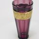 Vase en verre cristal améthyste Art déco Ludwig Moser, série Fipop, Karlsbad, années 1920