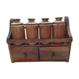 Porte-pots à épices murale