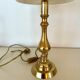 Brass and wool lamp
