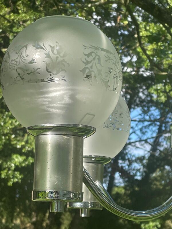 Chandelier "vintage design" 70, 5 fires