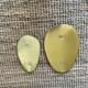 2 brass mirrors