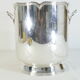 Louis XV-style silver metal Champagne bucket