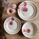 Set of 3 vintage iron clay dishes model 4205 from Saint Amand
