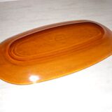 Plat Duralex en verre ambré 36 cm